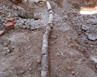 Extracción de testigos de gran longitud.